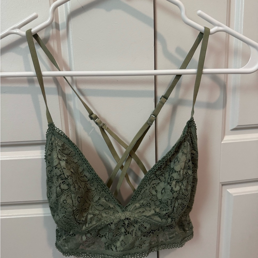 Xhilaration Sage Lace Bralette